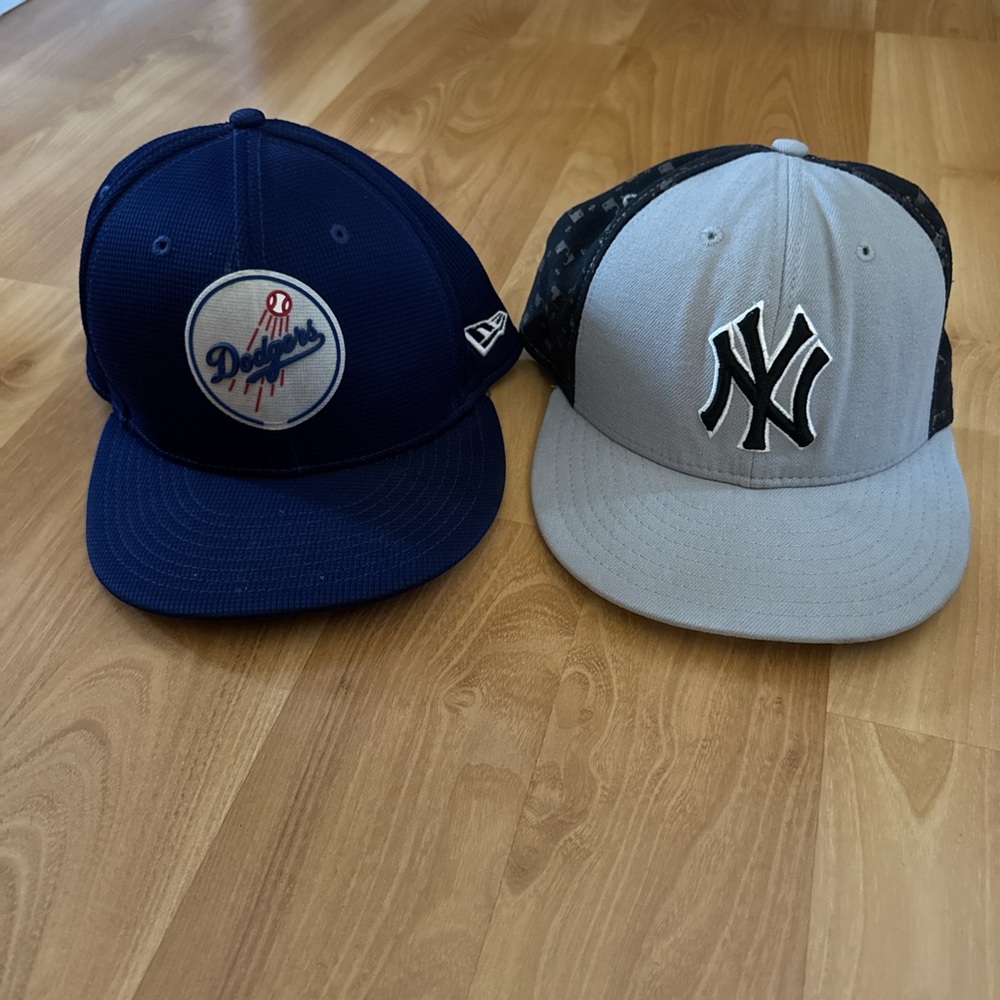 Dodger and Yankee New Era Fitted Hat Bundle